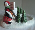 Yankee Candle Christmas Penguin Collection Skating Large Jar Holder Item 1301960