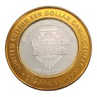 Boulder Station Hotel And Casino Las Vegas  10 Gaming Token  999 Fine Silver
