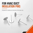 Capacitor Discharge  cd  Cup Head Pin Welder  Hvac Duct Insulation Stud Welding