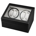 Leather Watch Winder Storage Auto Display Box 4 6 Automatic Rotation