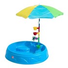 Step2 Kids Play   Shade Activity Pool With Umbrella  7-piece Set