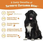 Zesty Paws Turmeric Curcumin Bites Dogs 90 Soft Chews Duck Flav Sealed Exp 03 26