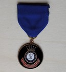 1983 Salvation Army Regional Bible Bowl Medal With Ribbon Blood And Fire Vintage