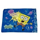 Vtg Nickelodeon Spongebob Squarepants Squidward Jell Fishing Pillowcase Lot Of 2