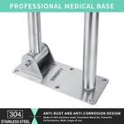 23 6 Inch Stainless Toilet Safety Rails  Handicap Grab Bars For Elderly  Disa   