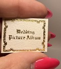 Ooak Dollhouse Miniature1 12 Scale Wedding Album With Blank Pages