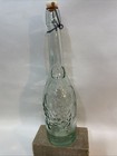 Himark Decorative Green Glass Wine Bottle W flip-top Lid One Liter Made In Spain