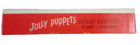 Vintage 60 s Mcm  6  Jolly Puppets Birthday Finger Puppet Cards W box