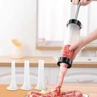 Manual Sausage Stuffer Machine Homemade Maker Syringe Injector Tools Meat Gadget