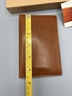 Coach Pocket Diary Address Book Tan Leather Unused With Box  Planner
