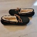 Ugg Australia Dakota S n 5612 Women s Black Suede Sheepskin Moccasin Slippers