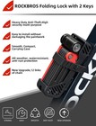 Rockbros Folding Bike Lock 120cm 47 24  W 2 Keys Non Theft Heavy Duty Ebike Lock