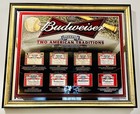 Budweiser   Baseball Two American Traditions Mirror 2007 Rare 26 5    X 22 5   