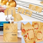 24 Sheets Gold Shimmer Cardstock 8 5 X 11 Metallic Paper  80lb Card Stock