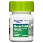 Equate Cetirizine Hydrochloride 10mg Antihistamine Allergy Relief Tablets - 180