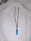 Natural Quartz Crystal Stone Point Chakra Healing Gemstone Pendant Necklace    