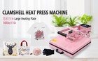15 x15  Clamshell T-shirt Heat Press Machine Digital Transfer Sublimation Print