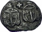 Byzantine Syracuse Bronze Coin Cross Christian 7th Century Constans Ii Era