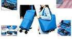 Fashionable Extra Large Shopping Cart With Foldable Design - Eco-friendly Choice