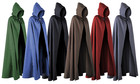 Aaron Canvas Cloak  Medieval Hooded Cloak  Renaissance Cloak  Larp Cloak