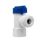 1 4  Female X 3 8  Quick Connect Tank Ball Valve