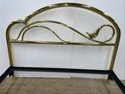 Quality Brass Bed Queen Size By J  B  Ross Hollywood Regency Heavy Brass