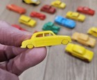Lot Of 20 Vintage 1950s   1960s Soft Plastic Toy Cars Mp Plastic Gb   Hong Kong