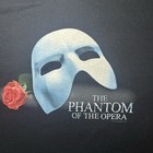 2000s Phantom Of The Opera Broadway Theatre T Shirt Size Medium Reprint 1986