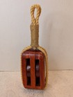 Vintage Nautical Wooden Double Pulley Block With Rope Maritime Decor 15  Tall