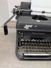 Vtg Remington Rand Model Seventeen Manual Typewriter Black Antique As-is