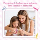 3 Pcs Needlepoint Scissors  Tiny Scissors With Cover For Diy Crafts