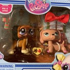 Littlest Pet Shop Holiday Pet Pairs G7 Series 4 Lps Daschund   Great Dane