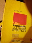 Vintage Kodak Photographic Paper Open