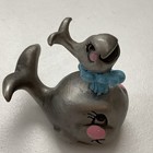 Vintage 1982 Hudson Pewter    mama And Baby Whale     Model  Hb2698 Figurine 