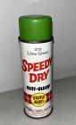 Vintage Rust Oleum Spray Paint Can Speedy Dry  Lime Green 6 5oz  Slim Can 1976
