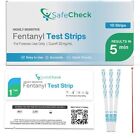 Safecheck Fentanyl Home Drug Testing Strips  urine powder   10pk 