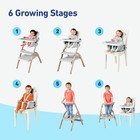 New Graco Everystep Slim 6-in-1 Adjustable High Chair - Misty - 2184835  no5955