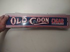 Vintage Old Coon Porcelain Sign Cigarette Tobacco Cigar Smoking Pipe Advertising