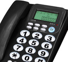 Corded Big Button Telephone For Elderly Caller Id Landline Phones For Seniors Am