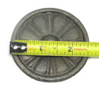 New Nos 2-1 2  X 3 16  Cast Iron Medallion Rosette Decorative Handrail Small Si