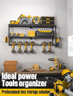 Heavy Duty Power Tool Organizer Drill 26  3-layer Holder Wall Mount Storage Rack