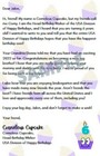 Personalized Happy Birthday Letter Certificate Stickers Gift