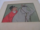 Mary Poppins Fox Hunter And Horse Disney Art Corner Cel 1964