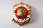 Vintage Obsolete Chicago Fire Department   Director   Badge  By Hanson Rare