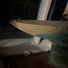 Antique Painted Wooden Pond Boat Skiff