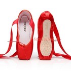 Women Pointe Toe Soft Sole Gymnastics Practice Shoes Slippers Dance Ballet Shoes