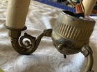 Antique 1920   s-30   s 3-bulb Ceiling Light Fixture For Restore Project