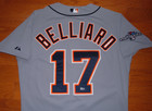 Detroit Tigers Rafael Belliard 2013 Playoff Game Used Worn Jersey Pirates Braves
