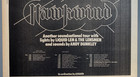 Hawkwind 1974 Original Poster Advert Concert Tour Hall Of The Mountain Grill