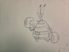 Spongebob Squarepants Original Production Cel Cell Drawing Animation Art